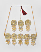 SOHI - Kundan Gold Plated Necklace Set